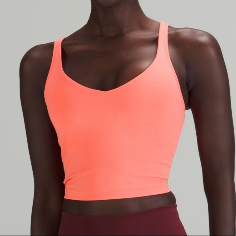 Lululemon Align Cropped Tank Raspberry Cream